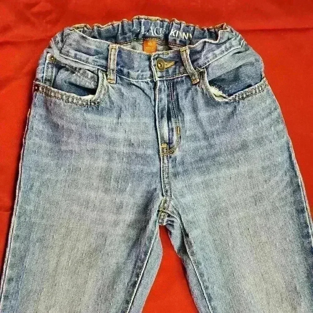 Place Skinny Girl's Jeans Size 10 Blue Mid Wash